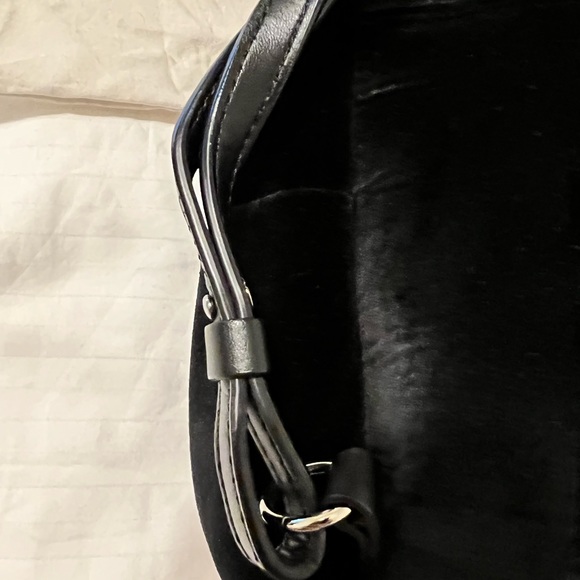 Stella McCartney Falabella Go Convertible Backpack Black Velvet Mini Bag Purse main image 11